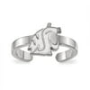 925 Sterling Silver Rh-plated LogoArt Washington State Toe Ring; for Adults and Teens; for Women and Men