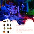 thumbnail image 4 of Yuarrent Letrero de Luz LED de Halloween 30V Trick or Treat Patrón de esqueleto Colgador con cuerda Colgante de ventana para puerta Jardín Patio Kits de decoración para fiestas Tipo 4 Yuarrent HA063929-04, 4 of 6