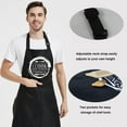 thumbnail image 4 of Cooking Aprons for Women with Pockets, Mens Aprons for Grilling BBQ Grill Chef Kitchen Funny Birthday Gifts for Men Dad Mom Husband Wife Christmas Thanksgiving Fathers Day, 4 of 6