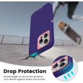 thumbnail image 6 of Compatible with iPhone 15 Pro Max Case, Heavy Duty Defender 3-Layer Rugged Shockproof Drop Protective Cover, Strong Durable Phone Case (Purple/Pink), 6 of 14