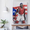thumbnail image 5 of Yadier Molina Canvas Poster Picture Print Canvas Poster Wall Paint Art Posters Decor Modern Home Artworks Gift 12x18inch(30x45cm), 5 of 6