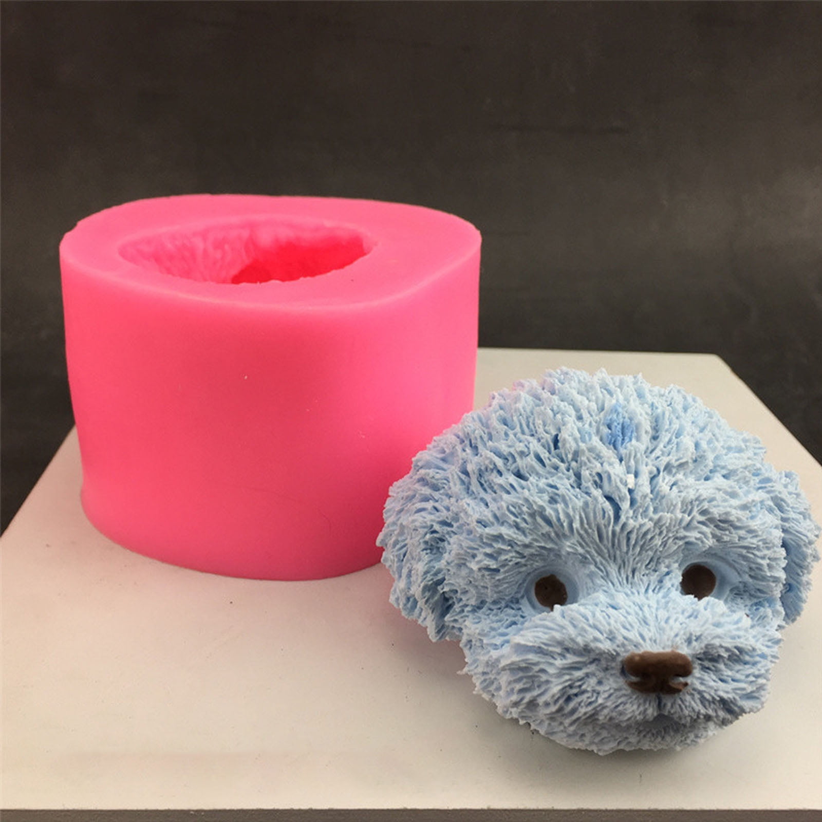 Bear Shaped Silicone Mold for Tabletop Decorations Gypsum Epoxy Resin Silicone Baking Mould