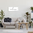 thumbnail image 5 of Stupell Industries Welcome To Our Story Fancy Loving Cursive Script Graphic Art White Framed Art Print Wall Art, Design by Anna Quach, 5 of 5