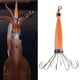 thumbnail image 2 of Squid Jig Pesca Señuelo Gancho Pulpo Sea Boat Hard Bait (Luminoso 10 Claw) Naranja Hugtrwg Para estrenar, 2 of 2