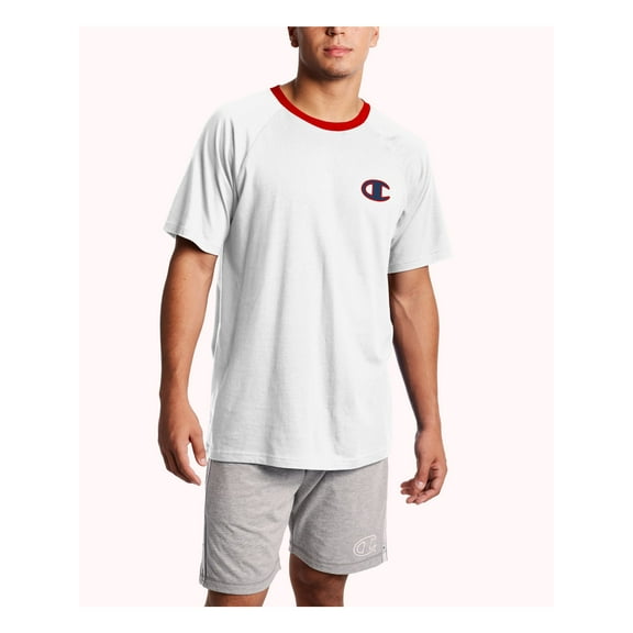 CHAMPION Mens White T-Shirt S