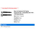 thumbnail image 2 of Rear Air Spring to Coil Spring Conversion Kit - Compatible with 1995 - 1999 Buick Riviera 1996 1997 1998, 2 of 2