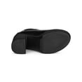 thumbnail image 3 of Unique Bargains Women's Platform Chunky High Heels Chelsea Ankle Boots, 3 of 7