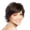 thumbnail image 2 of Pelucas de cabello humano corto para mujer Peluca de cabello humano natural para blanco, 2 of 5