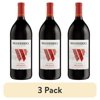 (3 pack) Woodbridge Red Blend, Red Wine, 1.5 L