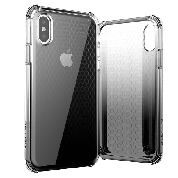 Funda BALLISTIC Jewel para iPhone X y Xs Neg Transp protector uso rudo Ballistic