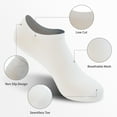 thumbnail image 5 of Mens No Show Socks, 8 Pairs Non Slip Ankle Socks for Men Low Cut Athletic Liner Sock for Loafer Flats Sneakers, 5 of 5