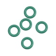 thumbnail image 1 of Anillos O de goma de fluorocarbono, junta de sellado FKM para maquinaria de vehículos y plomería, verde, paquete de 5, 8.5mmx5.5mmx1.5mm, 1 of 3