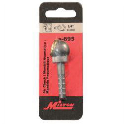 MILTON INDUSTRIES INC 1/4MALE AIR CHUCK