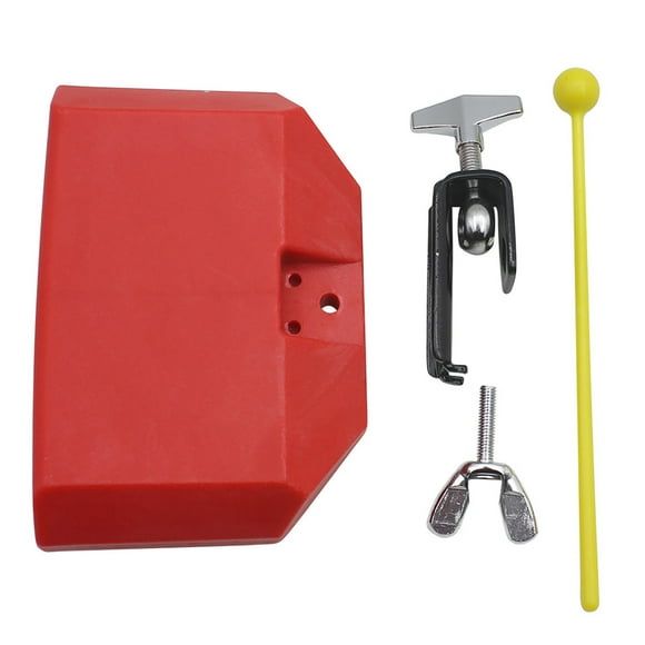 ABS Plastic Cowbell with Stick Percussion Cowbell Drum Cowbell Percussion Musical Instrumentfor Drum Lovers