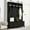 Black, variant on Harper & Bright Designs Modern Hall Tree with Bench and Hooks , Coat Rack with Storage Cabinet , Wide Entryway Tree with Drawers for Hallway , Black