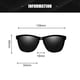 thumbnail image 2 of Gafas de sol deportivas polarizadas para hombres y mujeres, para conducir, pescar, andar en bicicleta y correr, con estuche para gafas, TAC+PC, 2 of 5