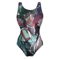 thumbnail image 4 of My Hero Academia Womens Bathing Suits One Piece Swimsuits Cute Bikini Printed Swimwear Cover Up Dress S, 4 of 7