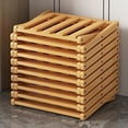 thumbnail image 4 of Naierhg Space Saving Wooden Shoes Organizer Entryway Corner Folding Shoe Shelf Stable Construction Large Capacity Shoe Cabinet, 4 of 8