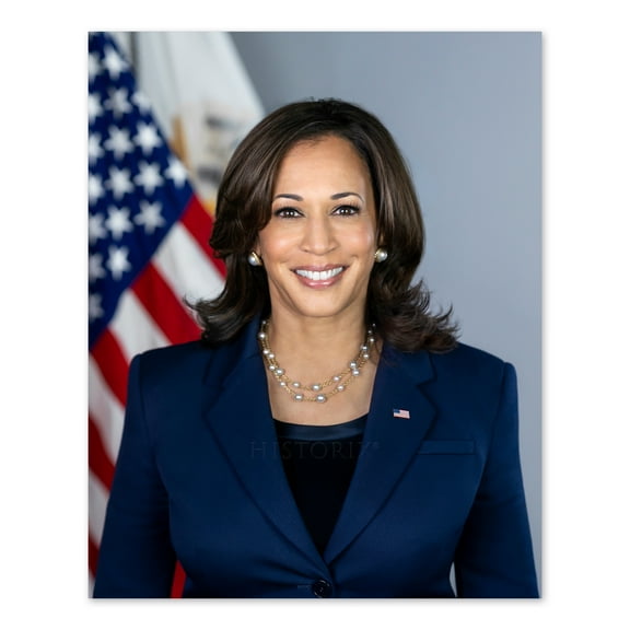 Kamala Harris 49th Vice President of the United States Official Portrait Photo Print Poster