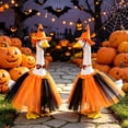 thumbnail image 5 of Sruoe Halloween Porch Goose Outfits, 23" Witch Hat Bow Skirt Outfit Porch Goose Clothes for Lawn Yard and Patio Decoration, Lawn Goose Clothing for Cement Lawn Goose Outfit, Garden Goose Costume, 5 of 6