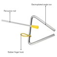thumbnail image 3 of Music Triangle Instrument Set, Hand Percussion Triangle Children Musical Instrument with Triangle 4 Inch, 3 of 5