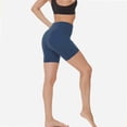 thumbnail image 5 of Breathable Form Fitting Womens Cycling Shorts with Pockets Yoga Running Fitness Shorts, 5 of 5