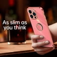thumbnail image 3 of Compatible with iPhone 14 Pro Max Case Finger Ring Kickstand for Women Girls Rose Gold Edge Full Body Protection Plating Electroplate Case for iPhone 14 Pro Max 6.7 INCH 2022,Red, 3 of 3