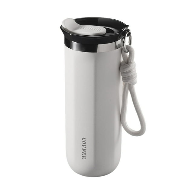 Yhmxh Utensilios de cocina Taza de café aislada al vacío de acero inoxidable de doble capa con tapa para beber Muebles para cocina Accesorios de cocina Mueble organizador cocina
