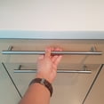 thumbnail image 5 of Design House 10-Pack Modern 12" Solid Center-to-Center Cabinet Pulls, Stainless Steel, 5 of 17
