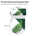thumbnail image 5 of HELLHERO Fern Leaf Toilet Lid Cover Soft Toilet Cover Set & 2 Piece Set for Hotel Non-Slip Universal, 5 of 5