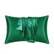 thumbnail image 2 of Funda de almohada de satén para cabello y piel, juego de 2 fundas de almohada de tamaño estándar y paquete de 2 fundas de almohada de satén suave (50,8 x 76,2 cm), 2 of 7