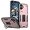 Rose Gold, variant on Case for iPhone 11,Military Grade  [Built-in Kickstand] Magnetic Ring Holder Heavy Duty TPU PC Shockproof Drop Protection Phone Case for iPhone 11,6.1 inch (Blue)