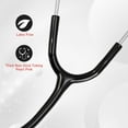 thumbnail image 5 of SCIAN Stethoscope Dual Head for Doctors, Nurses, Adults, Med Students, Classic Stainless Steel Stethoscope Home Use Medical Supplies with Carrying Bag, Black Tube, 5 of 7