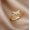 Style14, variant on Womens Geometric Copper Ring with Bee Design European and American Fashion Statement Ring Jewelry Fishbone Ring Golden Bee Ring for Women Micro Inlay Ring
