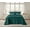Emerald Green, variant on BrylaneHome Bedding Lightweight All Season Modern Amelia Quilted Damask Oversized Ultra Soft Bedspread