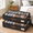 Black-Modern, variant on Black Modern 2-Pack Under Bed Shoe Storage Organizer Fits 32 Pairs