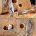 thumbnail image 4 of Carbon Steel Wood Flat Bit Set, Spade Bit Set, Woodworking Paddle Flat Bit, Woodworking Hole Knife Tool, Wood Flat Drill 6 Piece Set (10-25mm), 4 of 4