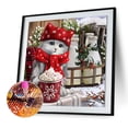 thumbnail image 2 of 5D bricolaje taladro redondo completo diamante pintura Navidad animales decoración regalo hecho a mano FLhrweasw Nuevo, 2 of 9