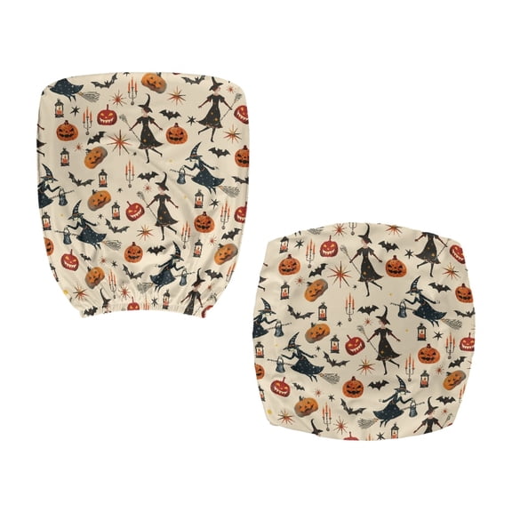 CHAQLIN Halloween Desk Chair Cover Non-Slip Office Chair Seat Cover for Men, Dustproof Washable Office Chair Cover for Armchair