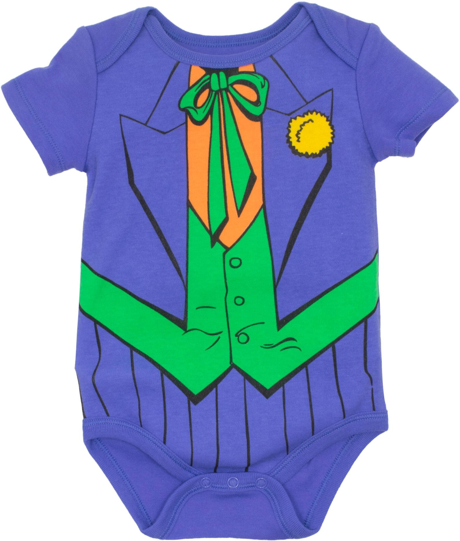 DC Comics Batman Joker Riddler 5 Pack Bodysuits Newborn to Infant