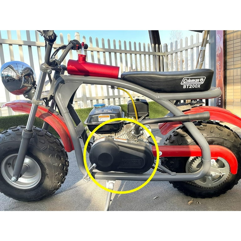 AlveyTech Coleman Mini Bike Replacement Black Plastic Clutch Cover