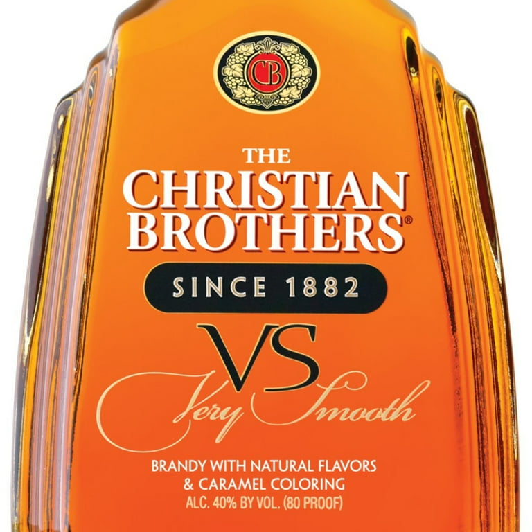 Christian Brothers Vs Grape Brandy, 1.75 L Bottle, 40% ABV