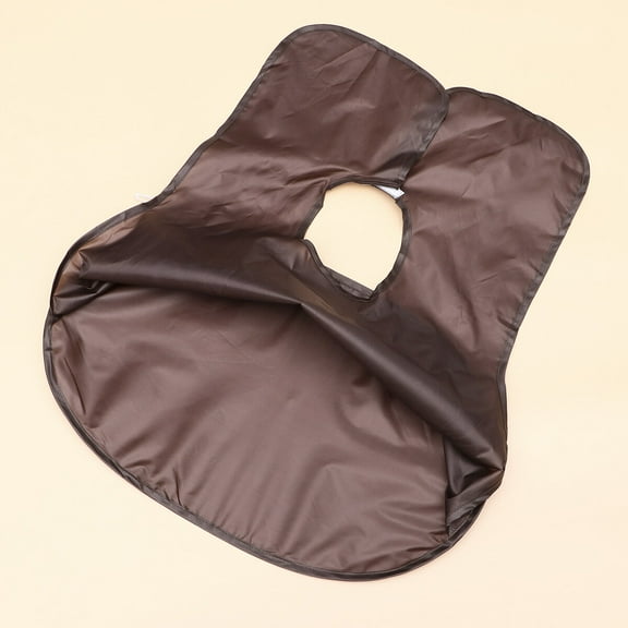 MUSEYA Salon Barber Cape Hair Cutting Polyester Coffee 1Pack Protect Floor
