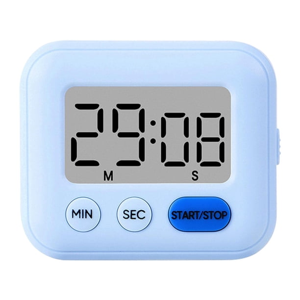 Temporizador de cocina Temporizadores de escritorio Herramienta de cocina independiente Reloj cronometrador Alarma deportiva Azul