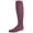Black, variant on Essential Ribbed Heather Nylon Tights - Girls - Female, 6-8, Plum