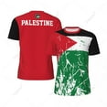 thumbnail image 2 of Exclusive design Palestine Flag Grain 3D Printed Men For Running Bike Soccer Tennis Fitness Sports jersey Mesh Short T-shirt, 2 of 21