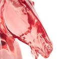 thumbnail image 5 of 6" x 13" Pink Resin Tinted Horse Sculpture, by DecMode, 5 of 9