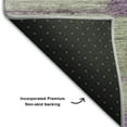 thumbnail image 3 of Addison Rugs Mayfield Washable Transitional Floral Purple Rectangle Rug, 8' x 10', 3 of 6