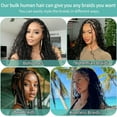 thumbnail image 4 of Trenzas de cabello humano MOTFIN Boho, 110 g, 60 cm, rizado, 3 paquetes, 4 of 8