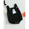 thumbnail image 4 of Halloween Baby Girls Boys Outfits Pumpkin/Ghost Corduroy Overalls Rompers Sleeveless Straps Jumpsuits Fall Winter Clothes, 4 of 8